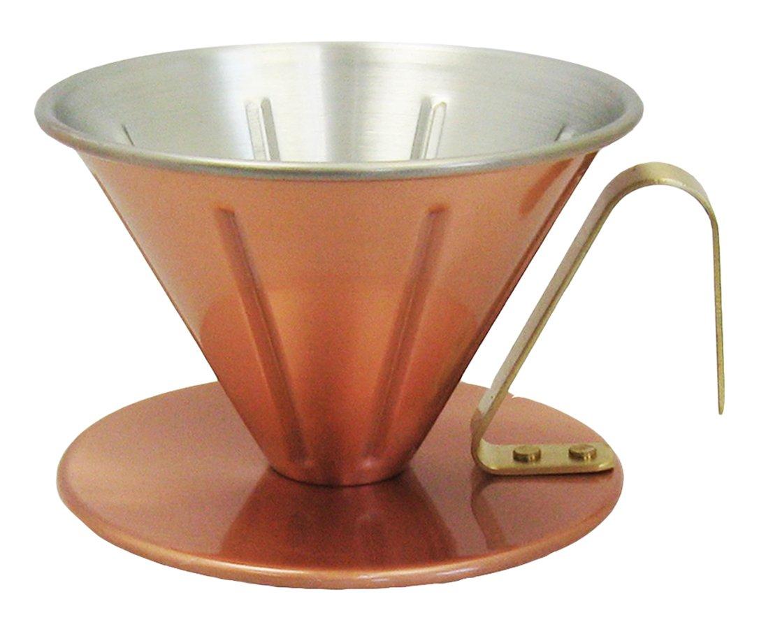

Tanabe Kinzaku Pure Copper Coffee Dripper, Ribbed, 4246