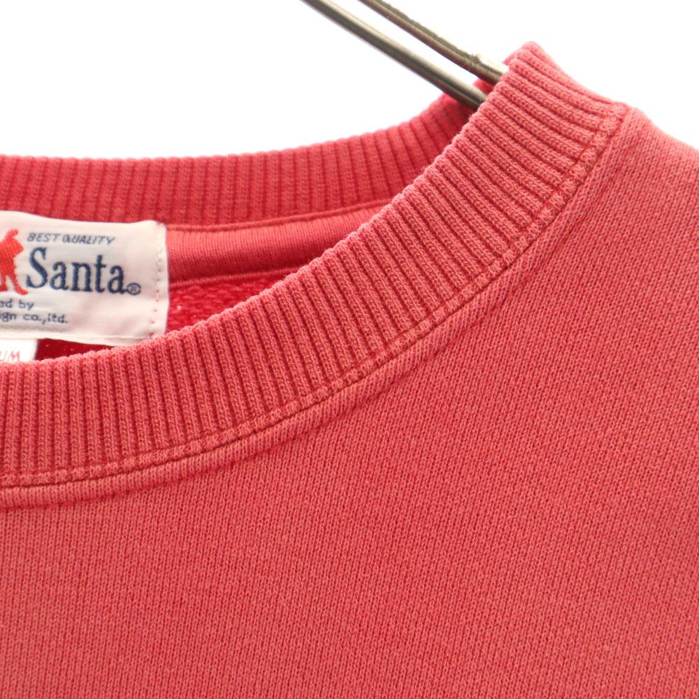 CAPTAIN SANTA Made In Japan Long Sleeve Sweat Trainer M Red Men's Used