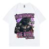 Versteck deine Frau Alpha ist da Lustiges Werwolf-Ausdruckspaket T-Shirt Damenmode Hip Hop Kurzarm-T-Shirt Lässiges T-Shirt