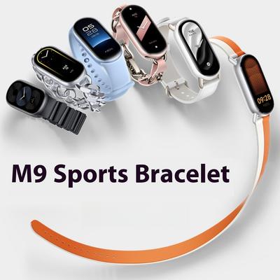 M9 Exercise Step Counting Smart Bracelet Intelligent Reminder Heart Rate Blood Oxygen Sleep Monitoring