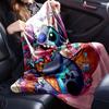 1ks deka s potiskem Stitch - Měkká, celoroční přehoz do obývacího pokoje, ložnice, personalizovaný dárek s roztomilým kresleným designem