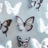 18ks/set DIY 3D samolepky na zeď s motýly Art Decal PVC Butterflies Home Decor