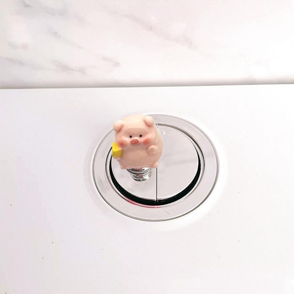 

Милый 3D-свинка, туалетный пресс, длинный протектор для ногтей, многофункциональная кнопка для туалета, домашний декор, туалетный пресс, инструмент для ванной комнаты