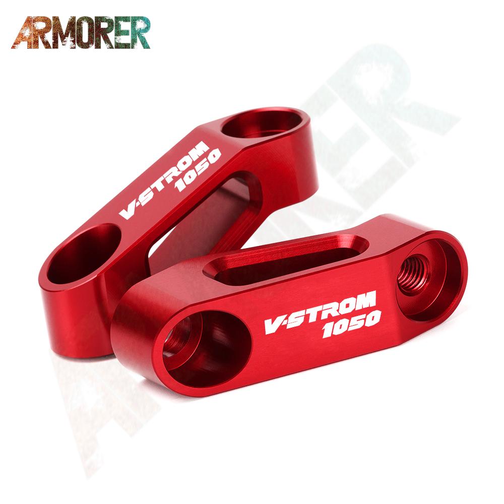 V-STROM 1050 Motorcycle Rearview Mirrors Extension Riser Extend Adapter For SUZUKI Vstrom 1050 V Strom 1050 Dl1050  -