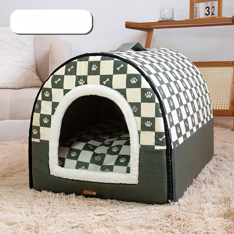 Cat Nest, Universal Pet Products for All Seasons  Cat Safe House  Cat House Enclosed Winter Warm Cat Bed