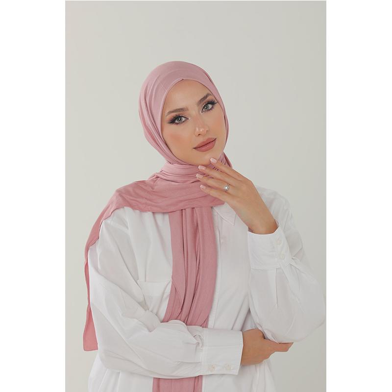 New Women Modal Cotton Jersey Hijab Ramadan Fashion Plain Soft Long Turban Scarf Shawls Islamic Ladies Headscarf Bandana