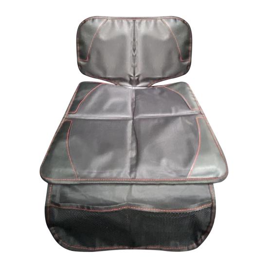 Child Car Seat Protector with Mesh Pocket Non-Slip Backing Waterproof Stain Resistant Thick Padding Baby Car Seat Cover