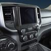 Carbon Fiber Center Console Gps Navigation Panel Trim Cover For Dodge Ram 2018+