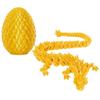 3D Printed Dragon Egg with Dragon Full Articulated Dragon Modle Movable Rotatable Articulated Desktop Ornament Kid Toy