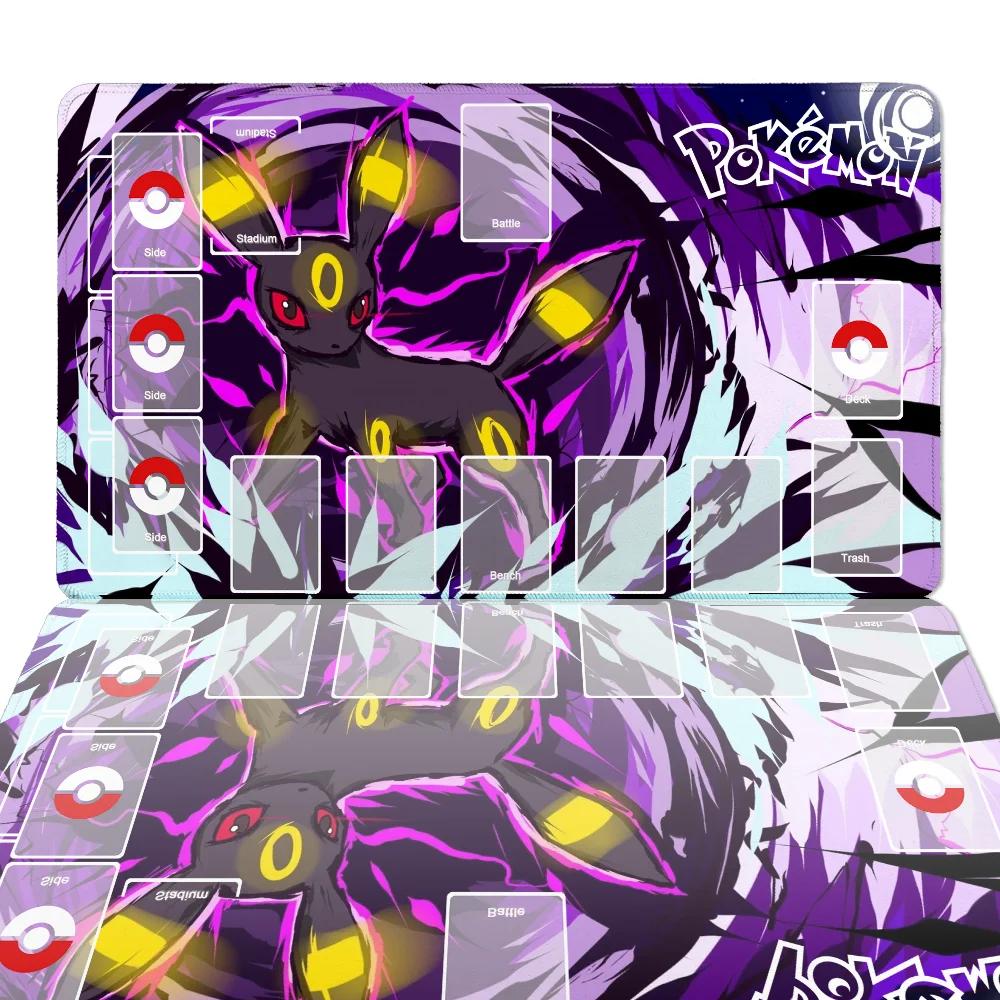 PPokemon Grande Playmat Angewomon DTCG CCG Mat Trading Card Game Mat Board Game Mat High Quality Rubber Mouse Pad Free Bag