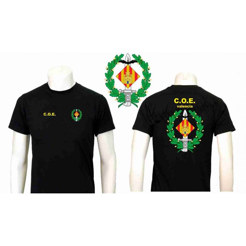 

Camiseta Coe Valencia Operaciones Especiales Men TShirt Short Sleeve Casual Cotton ONeck Summer Shirts 4XL