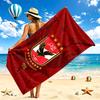 Al Ahly FC Beach Towel Quick Dry Soft MicrofiberSand Resistant Oversized Cabana Bath Sheet for Swimming Pool Travel Gift