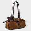 Bowling Bag Commuting Large Capacity Boston Genuine Leather Hand-held Shoulder Bag