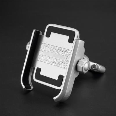 Aluminum Bike Motorcycle Phone Handlebar Mount Holder 360 Degree Rotating Universal Bicycle Phone Holder Clip for Cell Phone