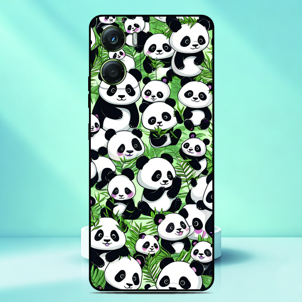 Panda Cute Phone Case For UMIDIGI G9 G9A G9C G9X G5 G6 G2 G1 A9 A11s A11 A13 Pro Max Bison GT GT2 X20 Custom Picture Cover