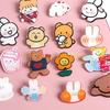 49MD Cartoon Pin Badge Lovely Acrylic Brooch Bag Decorations for Clothes Caps