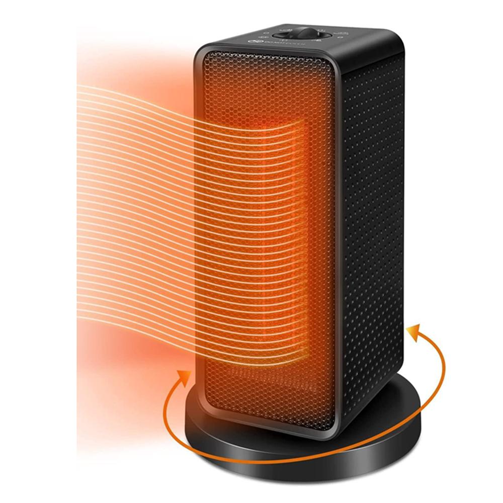 Household Vertical Head-Shaking Heater,Electric Heater, for Home/Office/Bathroom with Tip-Over Protection