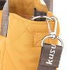 [Kusuguru Japan] Water-Repellent Quilted Polyester Tote Bag, 2-Way, Women's, Mustard