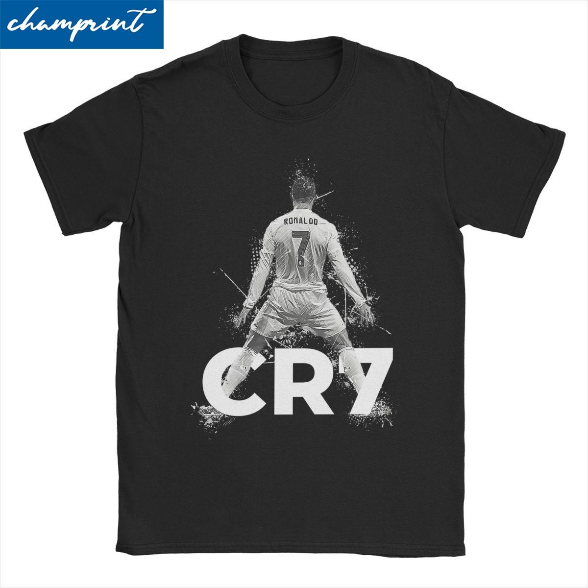 CR7 Ronaldo Football Player Graphic T-shirt S