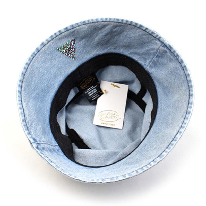 Universal Chemistry Washing Light Denim Bucket Hat