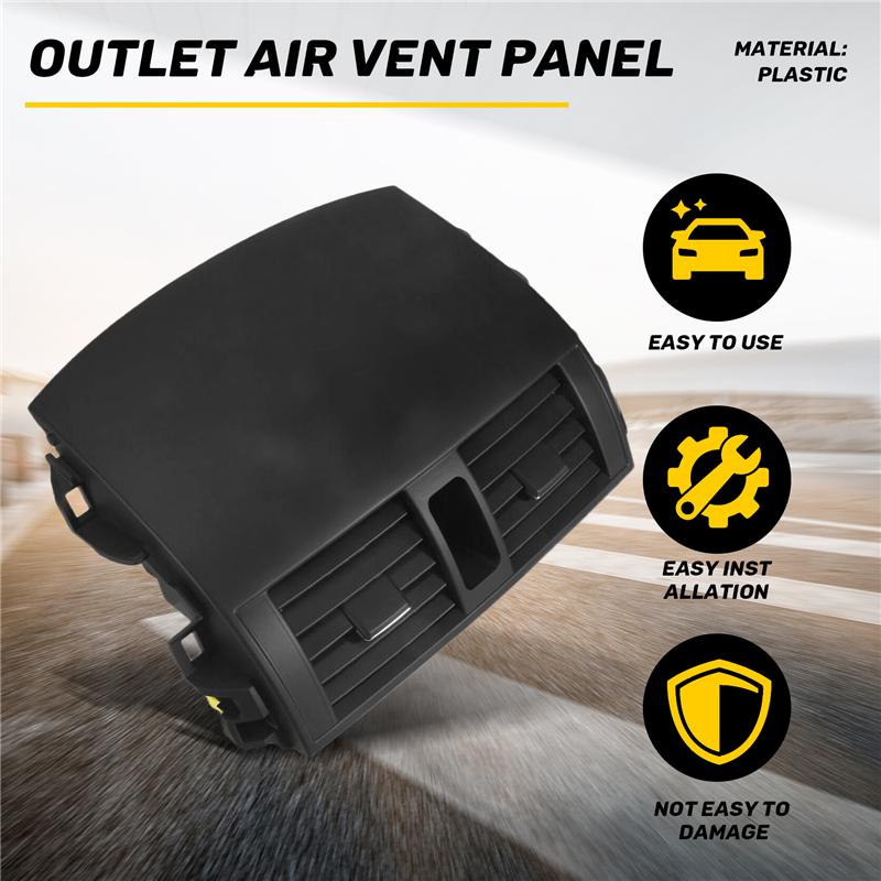 Precise Center Dash A/C Outlet Air Vent Panel For Toyota Corolla 2008-2013