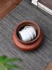 Yixing Zisha Handmade Ceramic Tea Waste Bowl Pen Holder