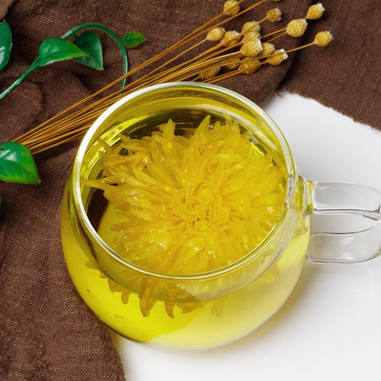 Golden Silk Chrysanthemum Tea with Goji Berry, Honeysuckle, and Fetal Chrysanthemum