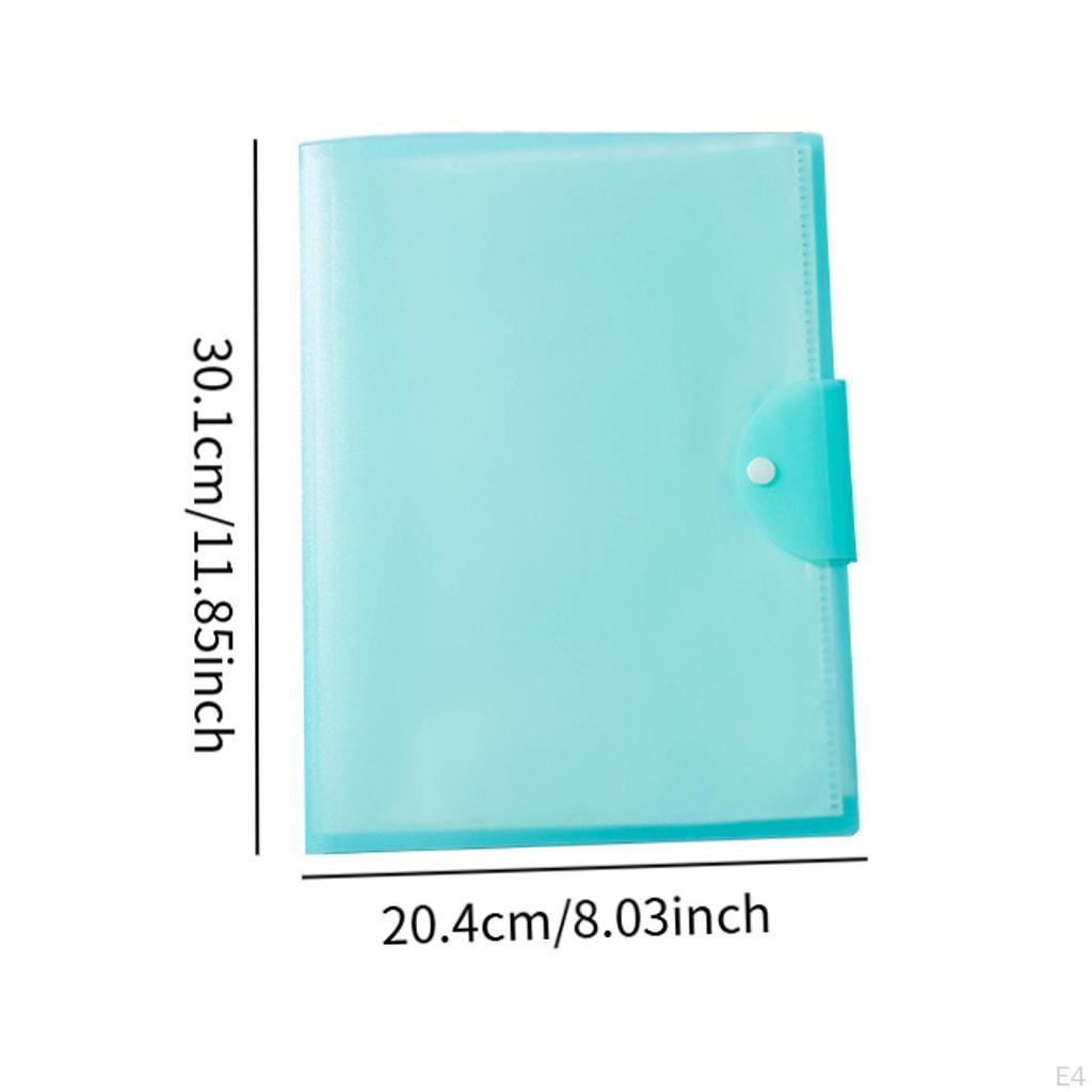 A3 File Folder Exam Storage Bag Portable Organizer Folding Large Capacity Document
