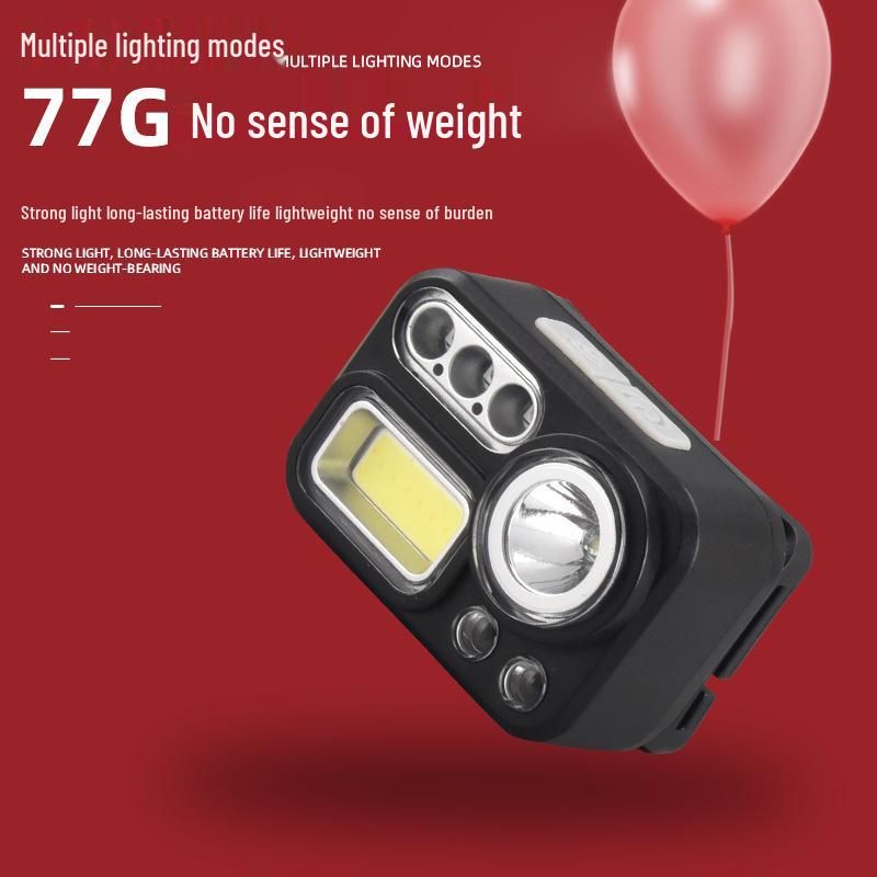Quad-Color Outdoor Headlamp with Long Battery Life for Fishing and Running