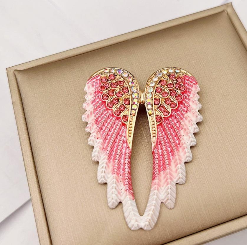 Broșe Noi la Modă cu Aripi de Înger Broșe Versatile Elegante Rafinate Magpie pentru Doamne Cel Mai Bun Cadou de Petrecere Bijuterii