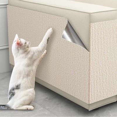 Kratzmatten für Katzen, Teppichbezug für Katzenkratzbäume, selbstklebend, Möbel- und Sofaschutz, Klettermatte für Katzen, Haustiertraining, Katzenspielzeug