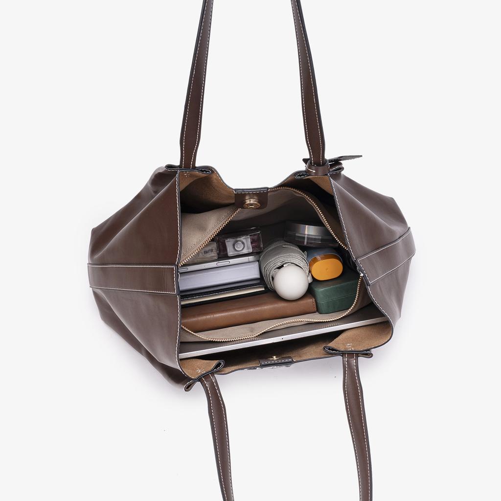 City Casual Style Women'S Bag Fashion Handbag Commuting Large Capacity High-End Texture Tote Bag