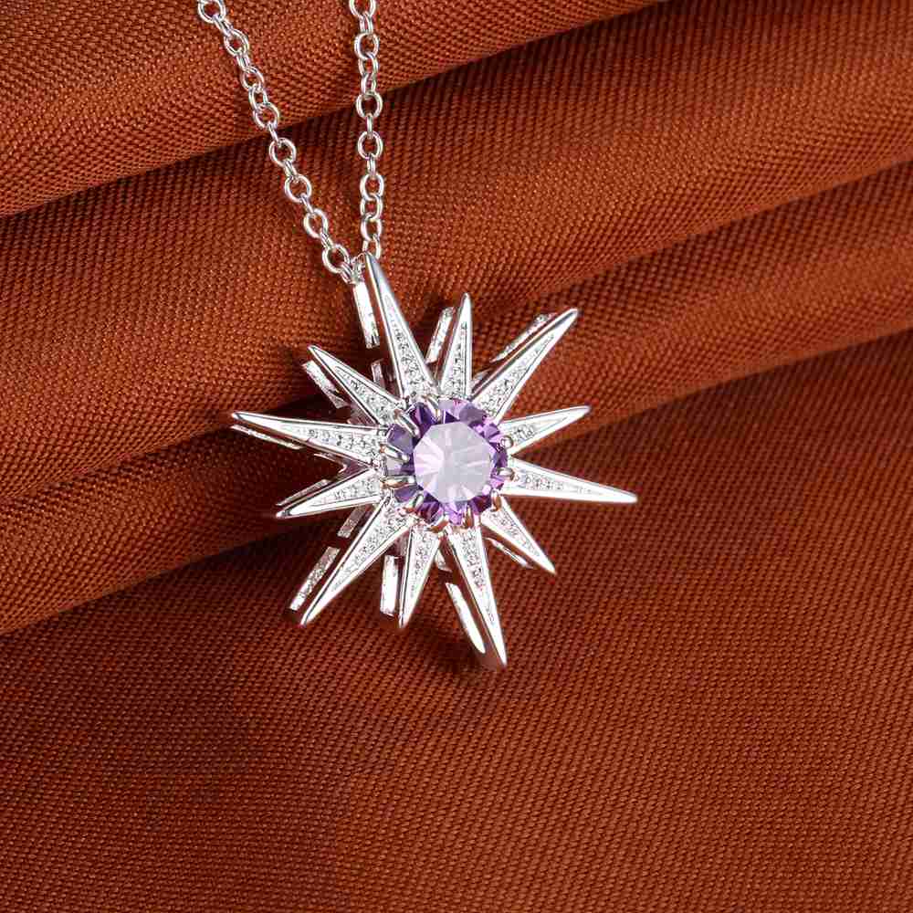 

925 Sterling Silver Necklace Pendan Hot AAA Zircon For Women Exquisite Student Girlfriend Jewelry Accessories Wedding Gift