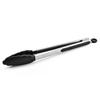 9/12inch Kitchen Tongs Silicone Baking Cooking BBQ Non-stick Bread Salad Clip