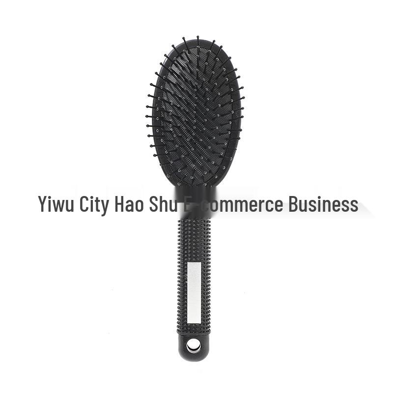 Cross-Border Rubber-Coated Detangling Massage Hair Comb with Fluffy Air Cushion