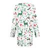 Women's Fashionable Casual Long Sleeved Plus Size  Print Top Plus Size Floral Print Top