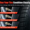 Cars Tire Air Pressure Monitor Alert Indicator Tire Valve Cap Gauge Car Accessories Car Tyre Pressure Gauge Caps Useful 4pcs