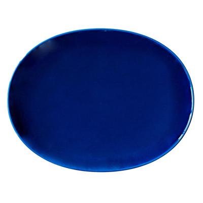 Nishikai Pottery Hasami Ware Common Common Plate Dish Oval Navy Diameter Approximately 27cm Microwave Dishwasher Safe Made In Japan 13221