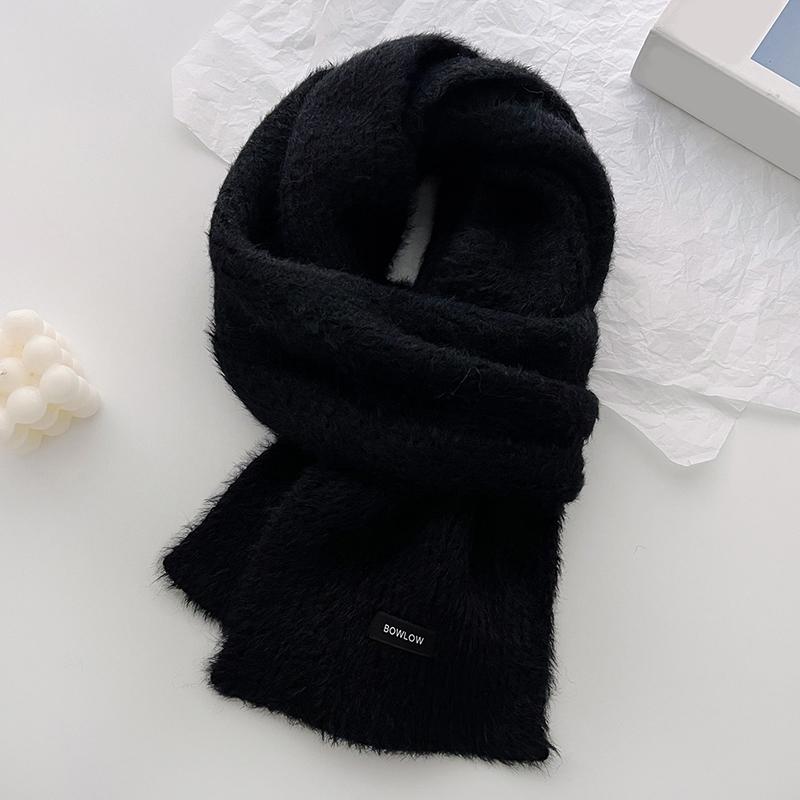 Luxury Winter Wool Scarf Women Cashmere Warm Pashmina Foulard Female Shawls Wraps Thick Soft Warm And Cold-Proof Poncho