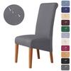 Husa Scaun Spandex Mărime XL Material Subțire Husa Scaun Sufragerie Protector Scaun Spate Lung pentru Living Nuntă