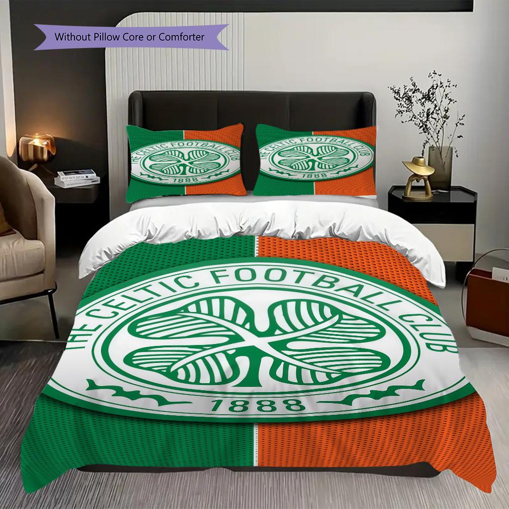 Celtic Heritage Pride Three-piece Set(1 * Duvet Cover + 2 * Pillowcase, Without core)Soft and Comfortable Bedding Set Christmas Birthday Gift