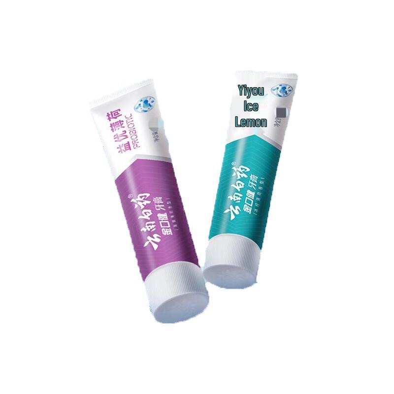 

Yunnan Baiyao Probiotic Toothpaste Iced Lemon Mint Value Pack