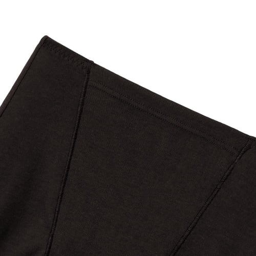 Gunze Piecclair School Innerwear Sanitary Shorts, 1/4 Length, Absorbent, Cut-Off Type, Cotton Blend, Girls, Black, Size 150