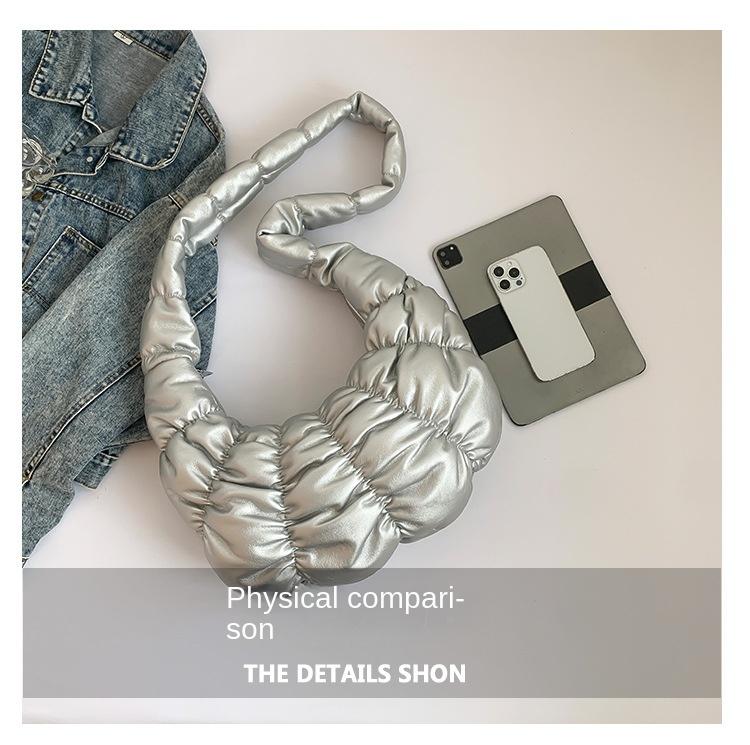 Women's Pleated Crossbody Bag