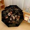 Custom Text Automatic 8 Bone Umbrella, Portable Sun Rain Protection UmbrellaGremlins Gizmo