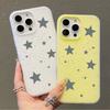 Cute Gray Stars & Dots Phone Case for Redmi Note 14 12S 13 12 11 10 Pro Plus 5G Redmi 12 13C 14C 4G Shockproof Protective Cover