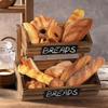 1PC Retro Wood Color Elegant Storage Rack Vintage Display Racks Fruit Plate Double-Tier Design Minimalist Style 33x27x20cm