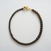 Autumn And Winter New Brown Glass Beaded Ot Buckle Collarbone Chain Fashion Commuting Must Enter Niche Fashion Simple Necklace Women