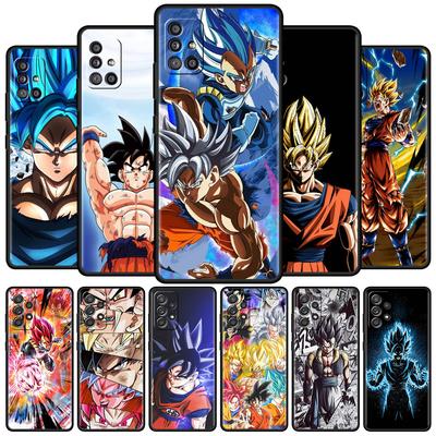 Capa de anime para Samsung Galaxy A52 A12 A32 A51 A21s A71 A13 A53 A22 A31 A72 A03 A02s A41 preta