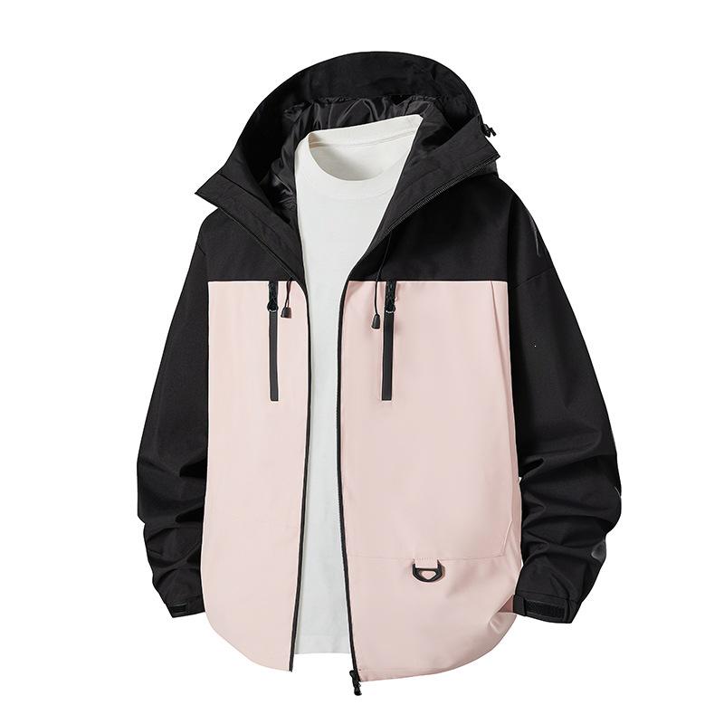 2025 High-Quality Unisex Loose Sporty Windbreaker: Spring Casual Youth Style Jacket
